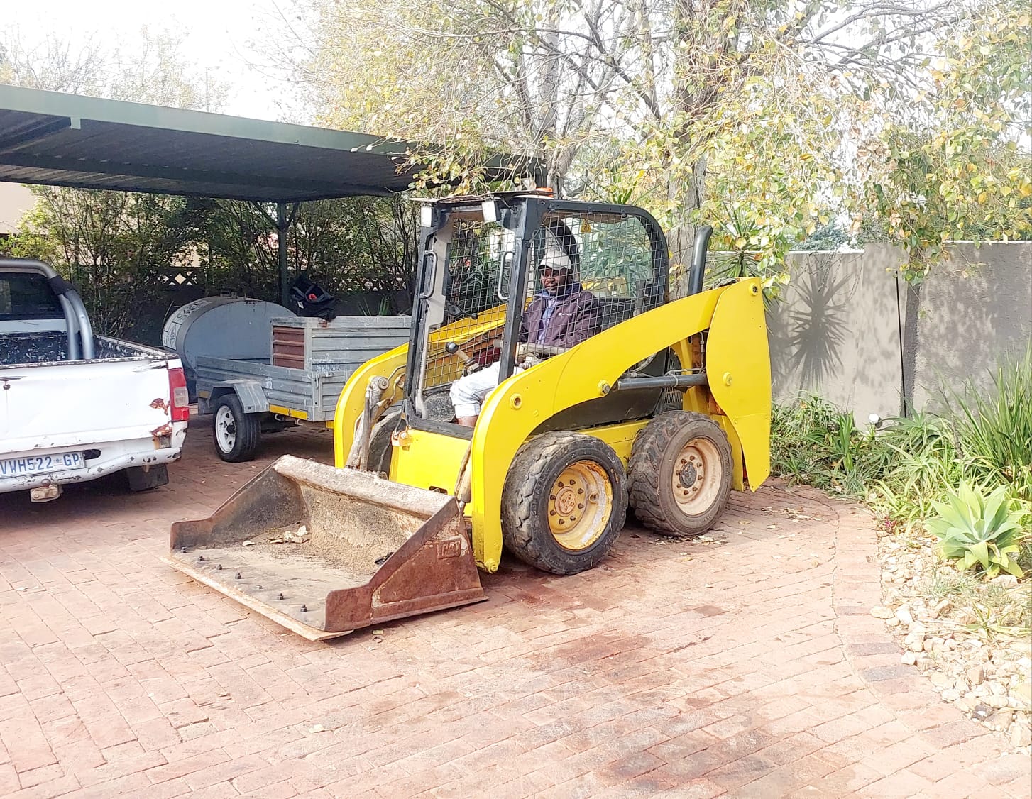 Bobcat Loader in action